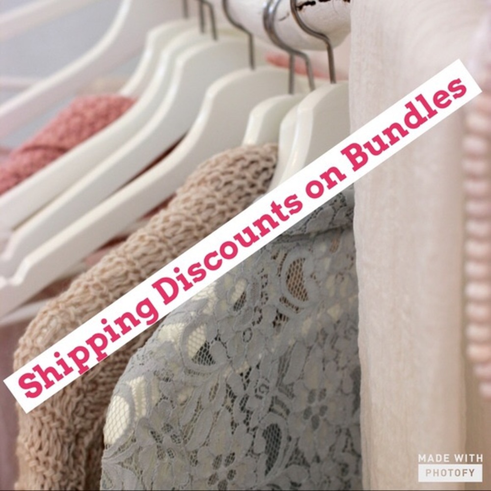 Discounted Shipping on Bundles!